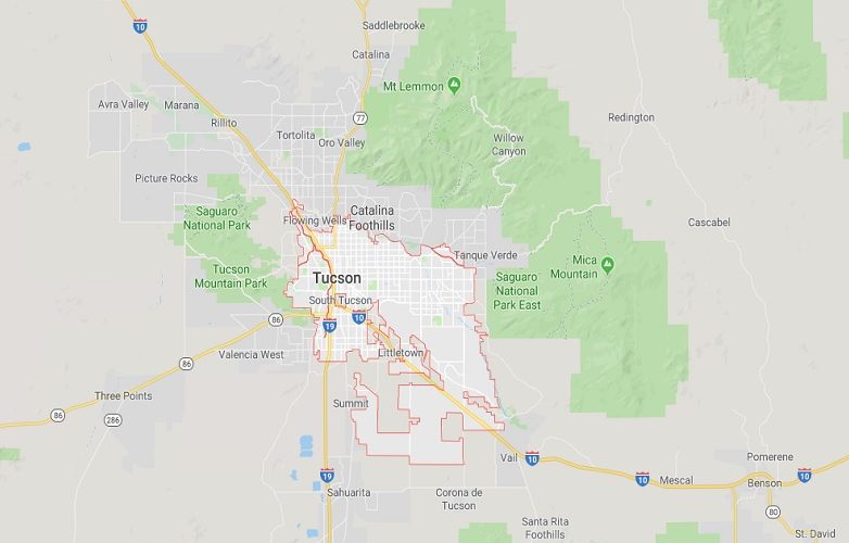 Tucson arizona mapa 1
