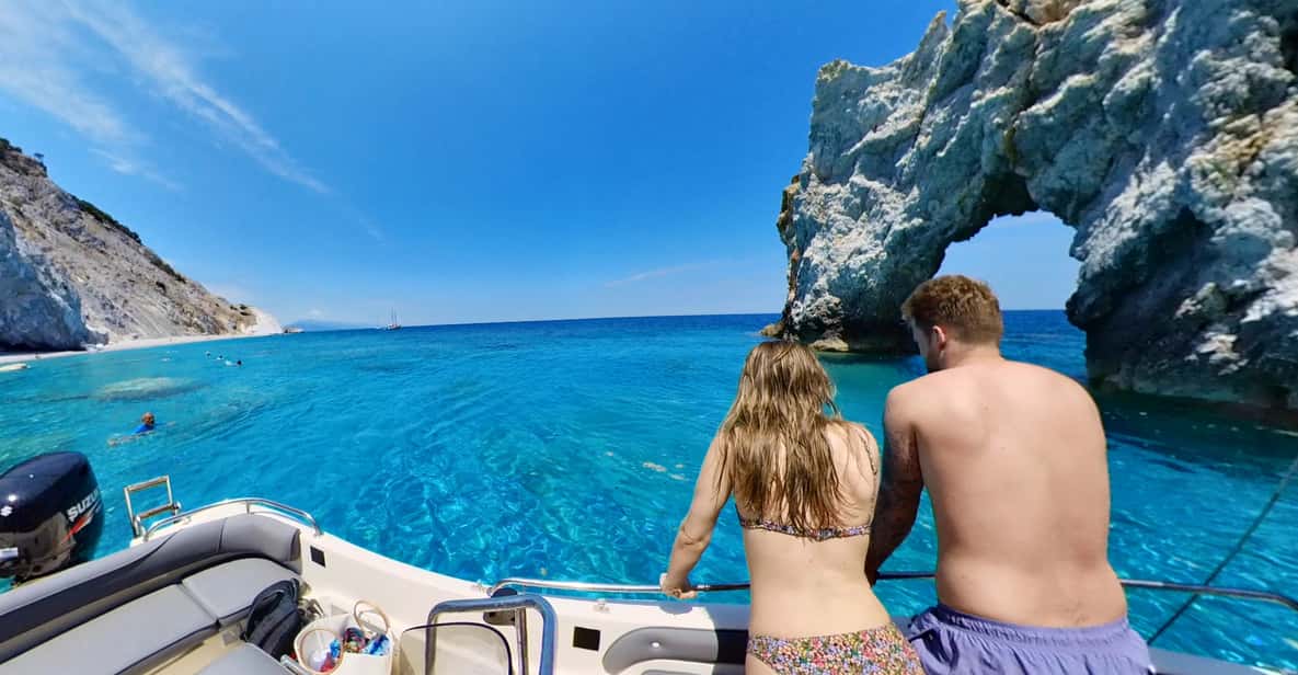 Skiathos: Excursión Privada en Lancha Rápida por la Playa y las ...