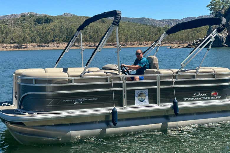 Paseo en barco por el embalse de García Sola desde Talarrubias