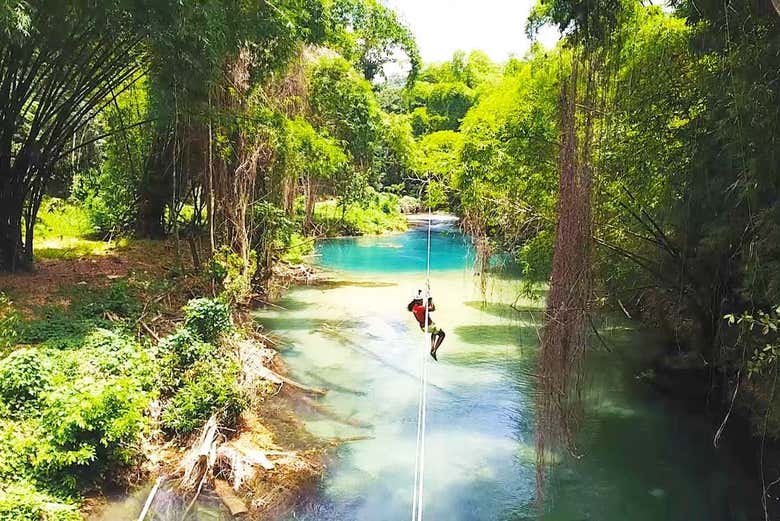 Tour de aventura en el parque Chukka Island Village Outpost, Ocho ...