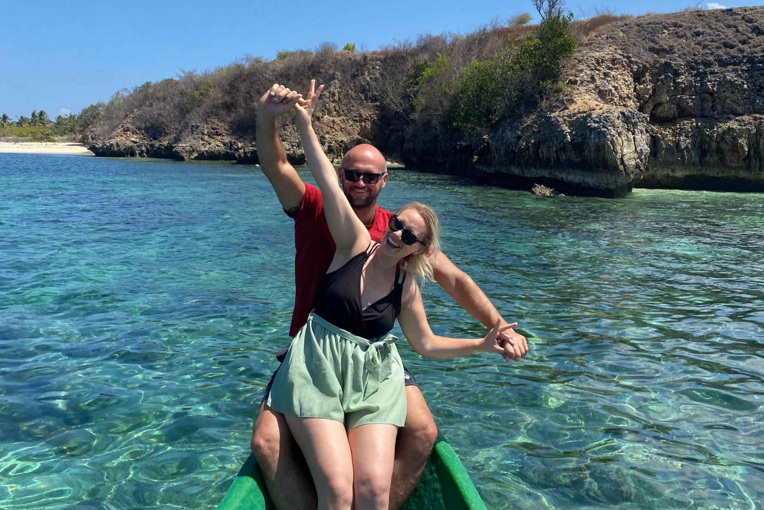 'Tour privado: Playa Rosa Lombok Islas Gili e Isla de Arena'