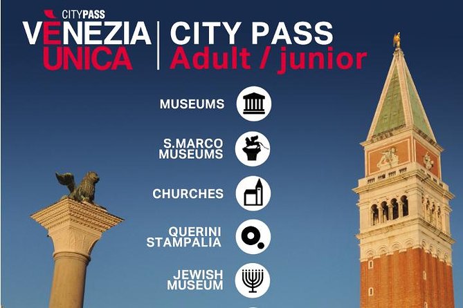 2025) Venezia Unica Tourist City Pass ofrecido por Venezia Unica