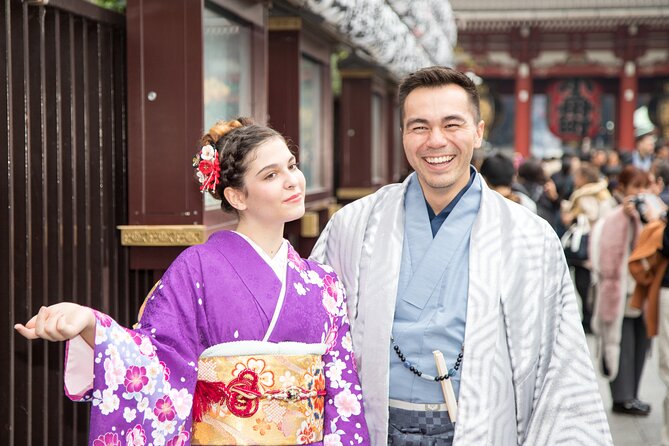 Experiencia tradicional de kimono en asakusa