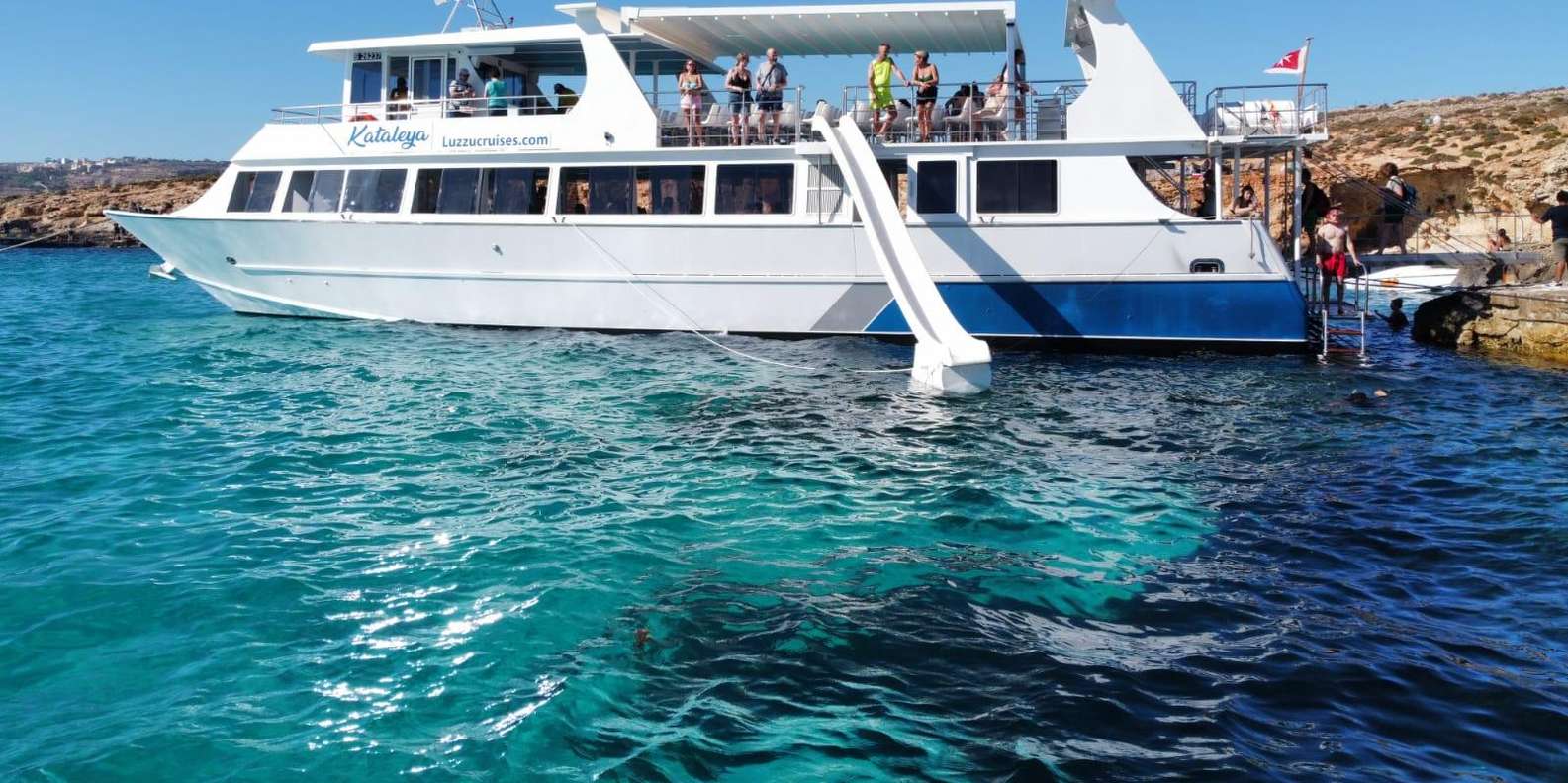 Desde Sliema: Crucero por Gozo, Comino y La Laguna Azul |