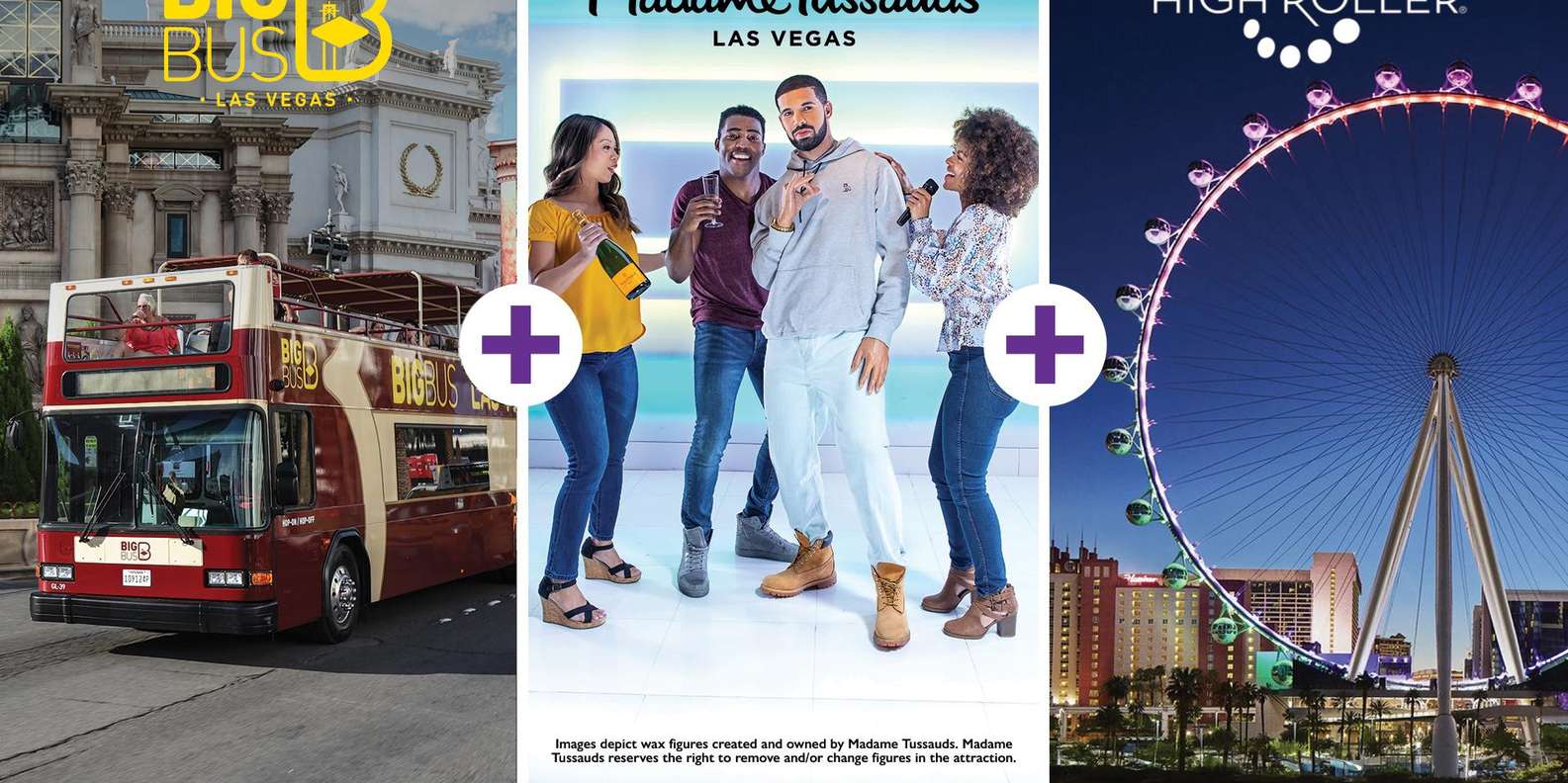 Las Vegas: Madame Tussauds, High Roller Y Tour Con Paradas Libres ...