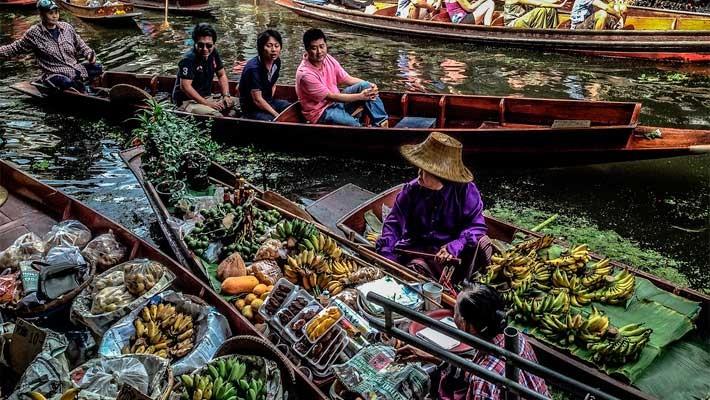 Ruta Mercado Flotante y Vía del Tren de Bangkok - Toursgratis.com