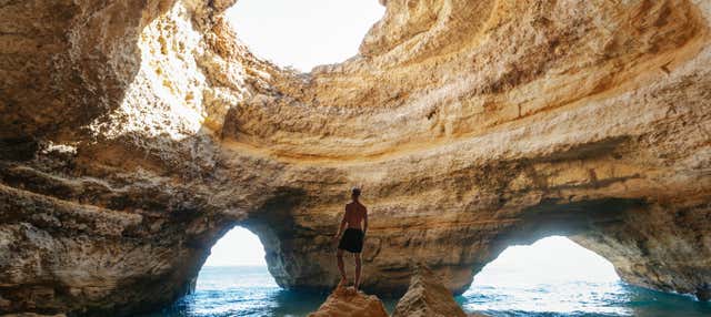 Paseo en Barco + Kayak por Las Cuevas de Benagil Desde Portimão
