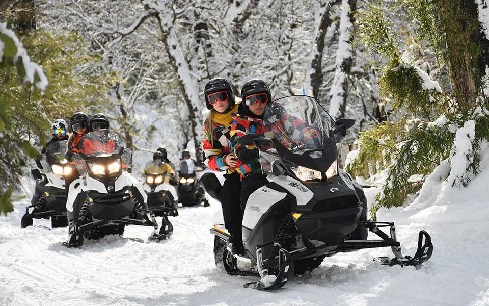 Paseo en Moto de Nieve.