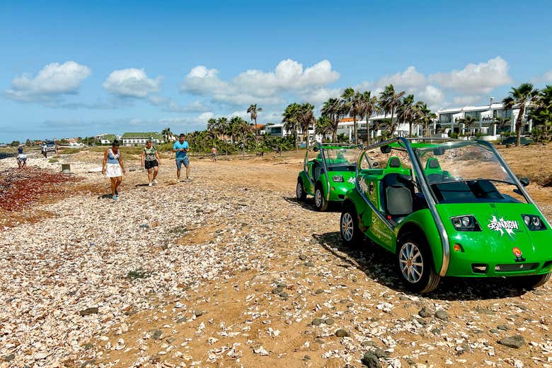 Tour en Coche Eléctrico por la Isla de Sal Desde Santa María