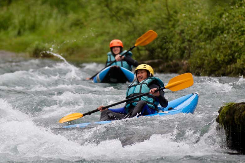 Tour en kayak por el río le dio a De Pau Desde Villelongue