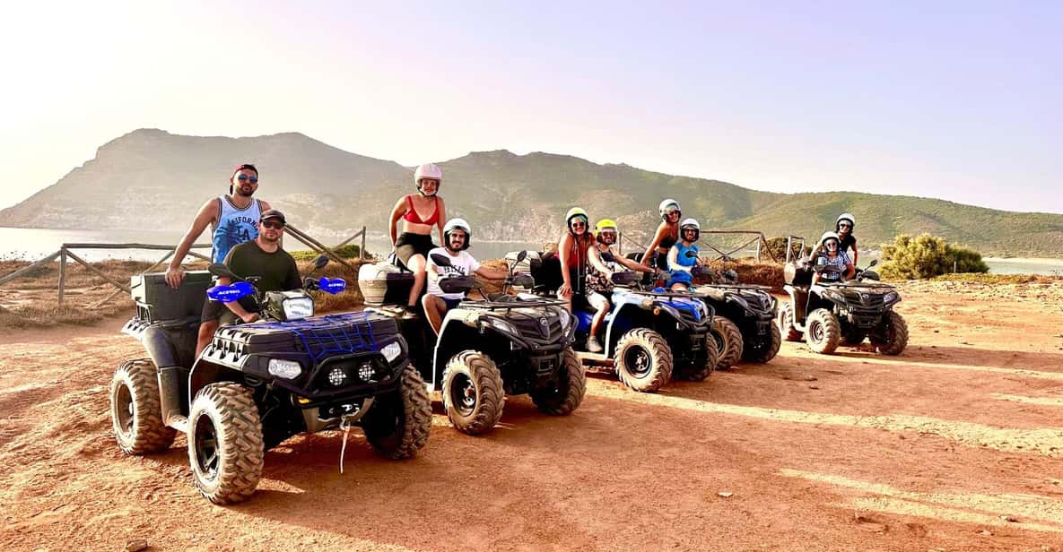 Alghero: Tour Guiado en Quad Con Parada para Nadar |