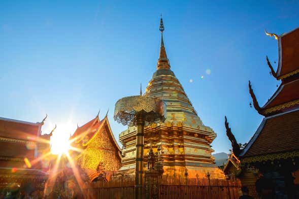 Tour Por El Parque Nacional doi Suthep al Atardecer Desde Chiang Mai