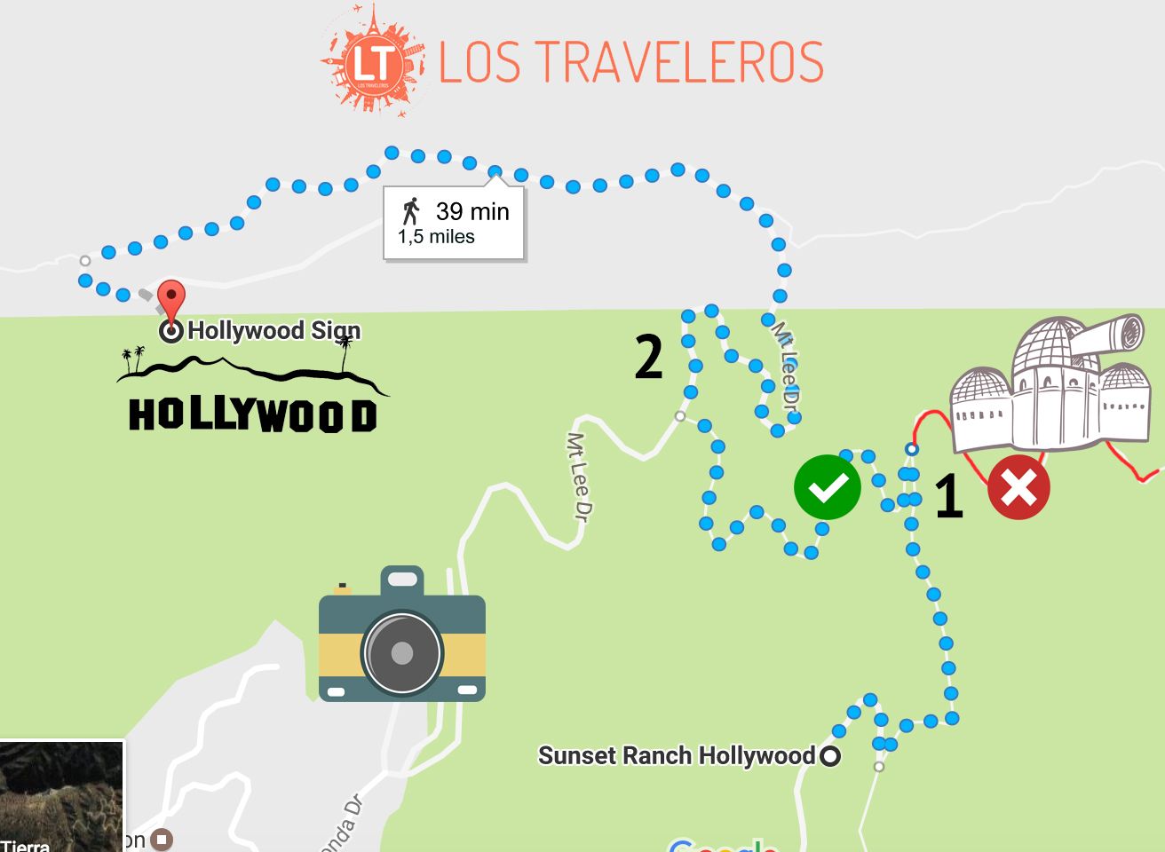Cómo Llegar Al Cartel de Hollywood: Guía Con Mapa |