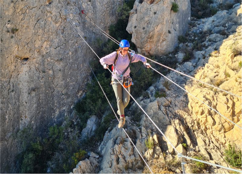 Vía Ferrata El Bolón - Grieta Aventura