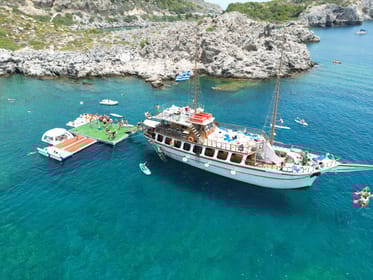 Rodas: Excursión en Goleta Con Comida, Bebidas, Sup, Kayak y ...