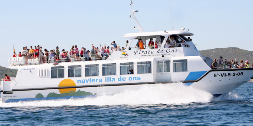 Barco a la Isla de Ons · ¿CÓMO LLEGER AL CAMPING DE LA ISLA DE ONS?