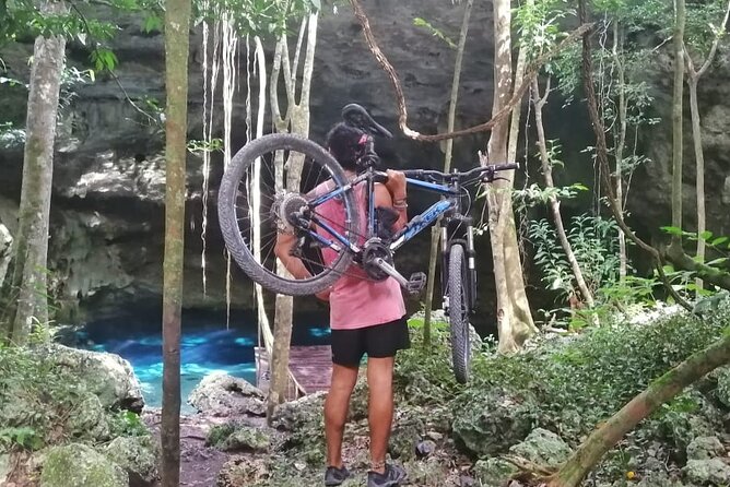 Excursión en bici en la selva desde Playa del Carmen Con Baño en un cenote
