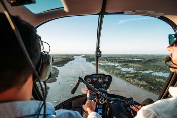 Excursión en helicóptero al Delta del Tigre desde San Fernando...